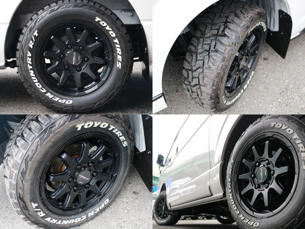 足回りにはCIRCLAR　１６インチAW・オープンカントリーホワイトレタータイヤをインストール☆