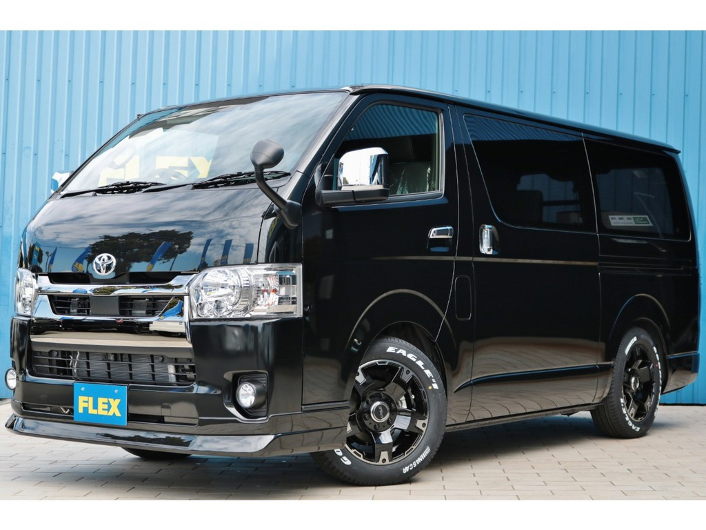 未登録新車　特別仕様車ダークプライムⅡ！ディーゼル両側パワースライド付き！ＦＬＥＸベッドキット＆カスタムパッケージ！パノラミックビューモニター付き！