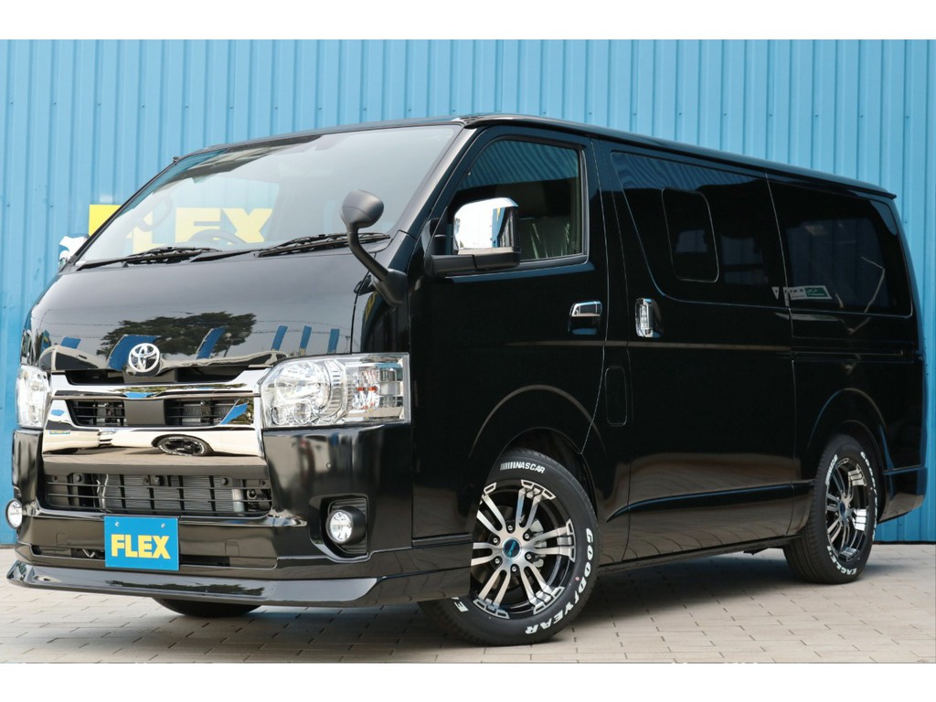 未登録新車！特別仕様車　ダークプライムⅡ　ディーゼル　小窓付き入庫致しました！ＦＬＥＸベッドキット＆カスタムパッケージ！パノラミックビューモニター付き！