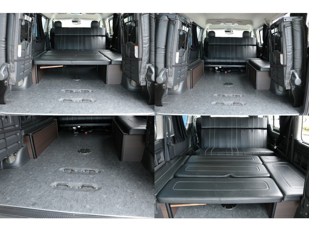 様々なシートアレンジが可能です♪