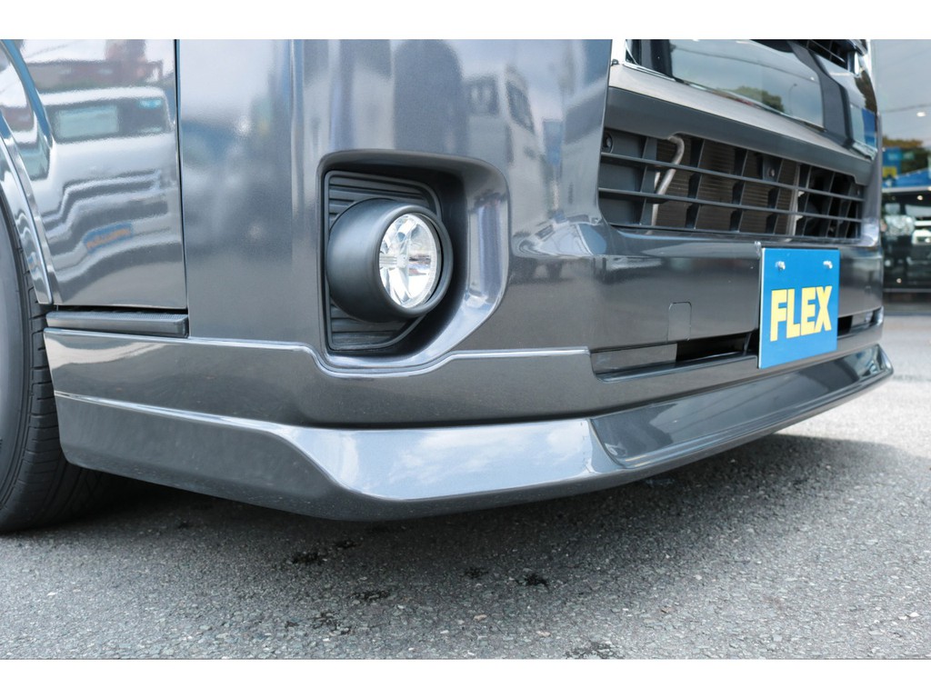 新品ＦＬＥＸフロントリップスポイラーを装着しました！