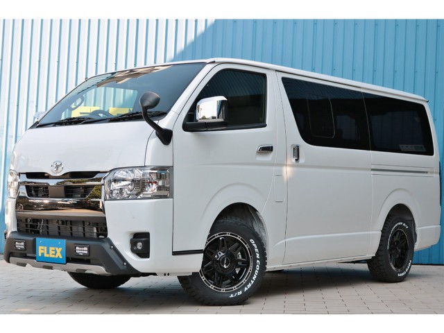 未登録新車！特別仕様車ダークプライムⅡ！ディーゼル２ＷＤスライドドア小窓付き！ＴＲＤ＆ＦＬＥＸカスタム！ベッドキット付き！