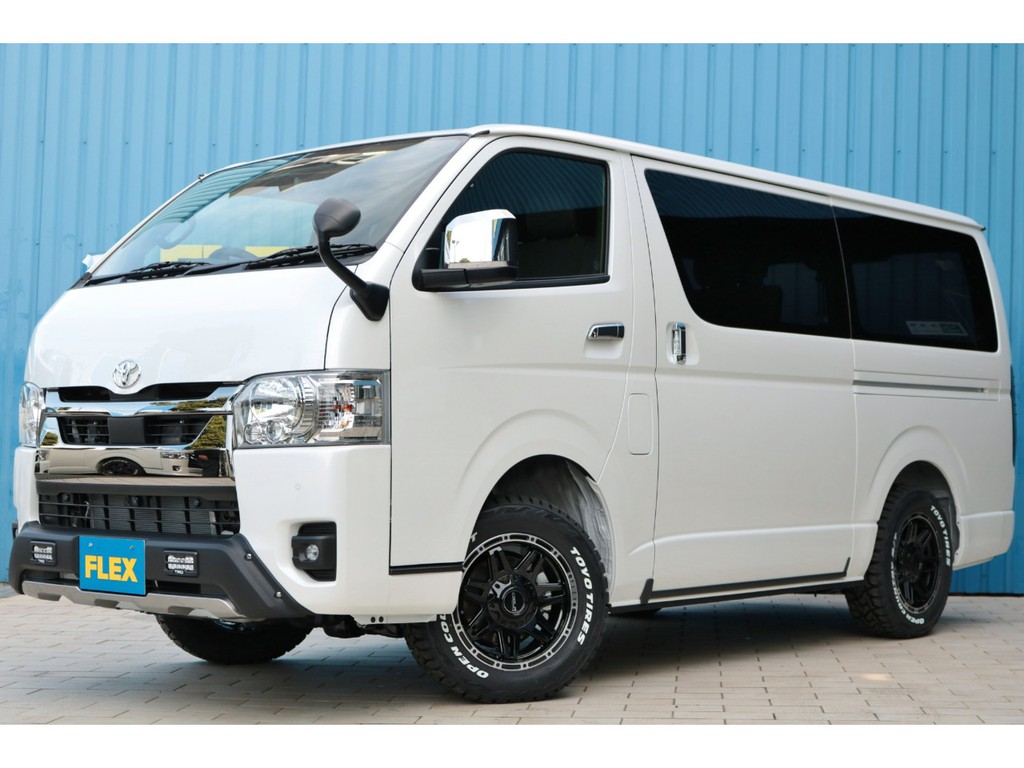 未登録新車！特別仕様車ダークプライムⅡ！ディーゼル４ＷＤ 寒冷地仕様！両側パワースライドドア付き！ＴＲＤ＆ＦＬＥＸカスタム！ベッドキット付き！