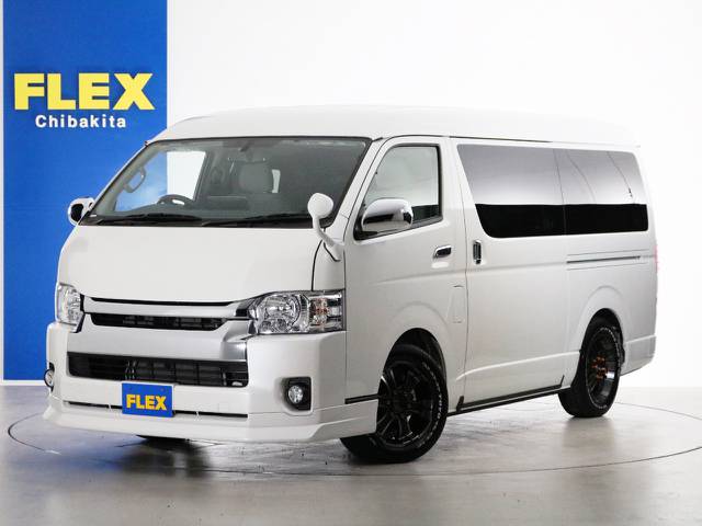 新車未登録ハイエースワゴンＧＬ　４ＷＤ　５人乗り　３人就寝　８ナンバー登録　キャンピングカー！