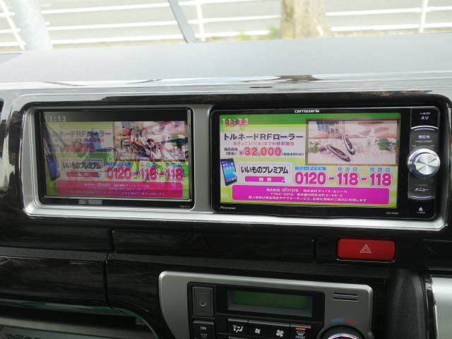 サブモニターにはDVD映像やTV映像を映せます！