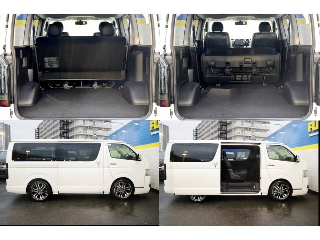 広い荷室は３ｍ確保可能！パワースライドドアはスイッチ操作も可能！