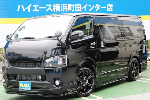 現行型新車ハイエース　４１５コブラフルエアロ完成しました！