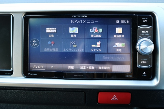 シンプルで使いやすいNAVIメニュー♪