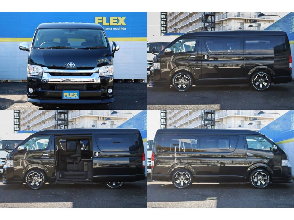 ワイドボディー、ミドルルールーフで広い車内！片側電動スライドドアはスイッチで手動に切り替え可能です♪