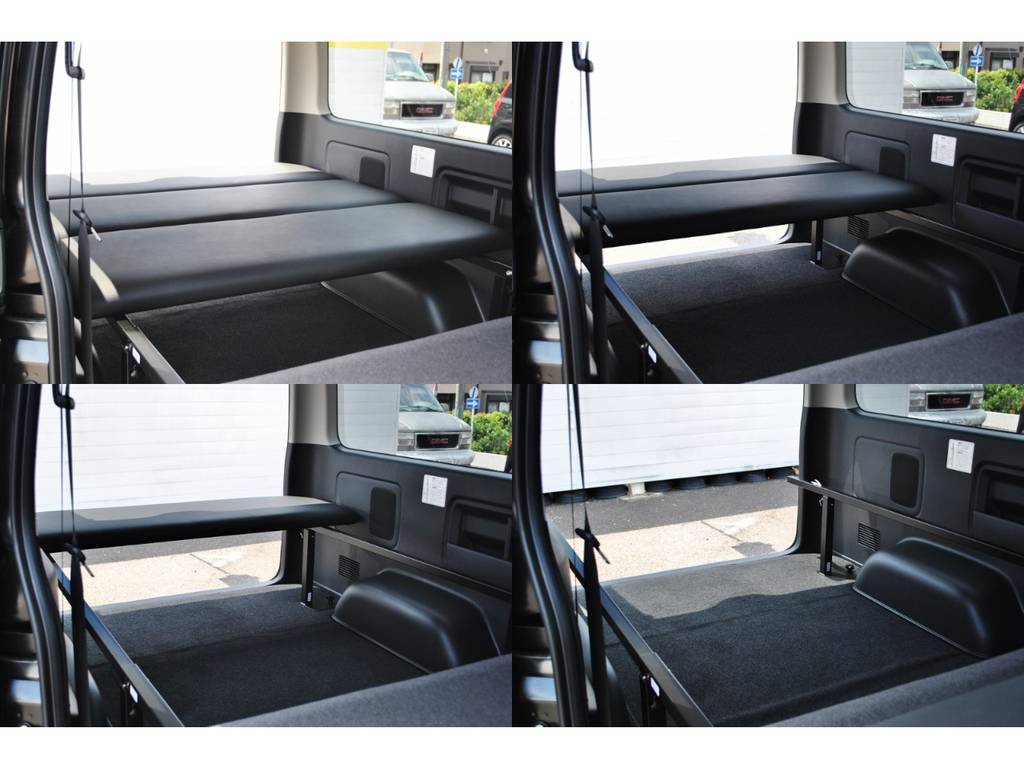 ベットキット装着してるため車中泊も出来ます♪♪