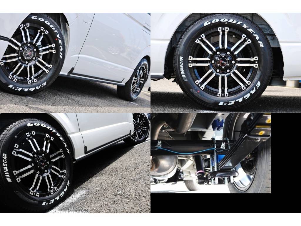 B-MUD　X１７インチアルミ！ＧＯＯＤＹＥＡＲ　ＮＡＳＣＡＲタイヤ！ローダウンは玄武パーツを仕様！