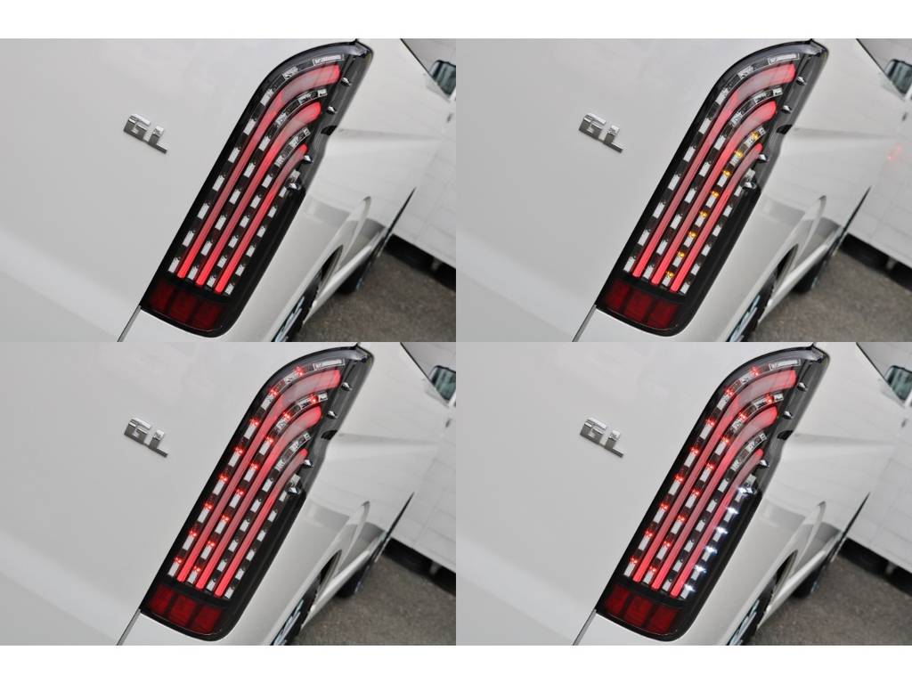 フレックスオリジナル煌きLEDテールランプ！後続車からの視認性が上がります！