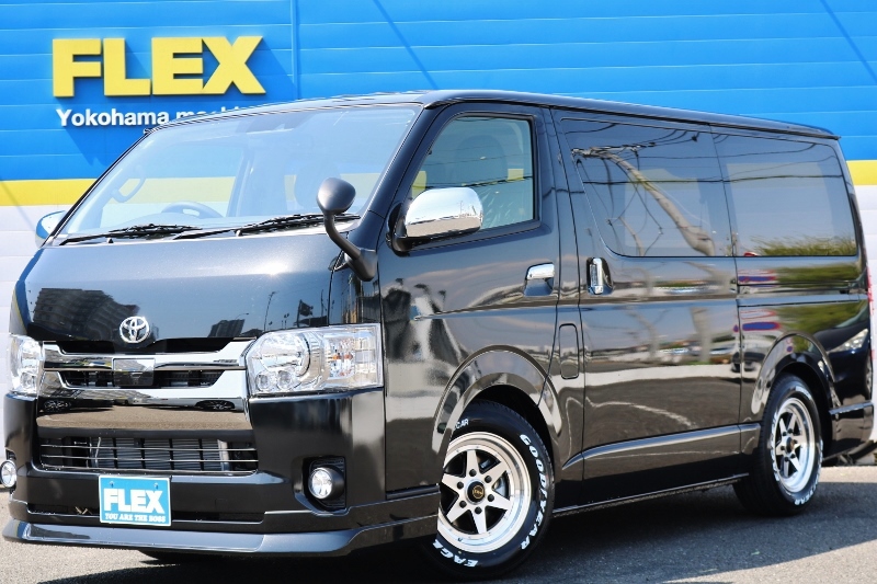 新車ハイエースバンＳ-ＧＬ　特別仕様車ダークプライム【ＦＬＥＸオリジナルアレンジＦＵ-Ｎ】入庫しました♪