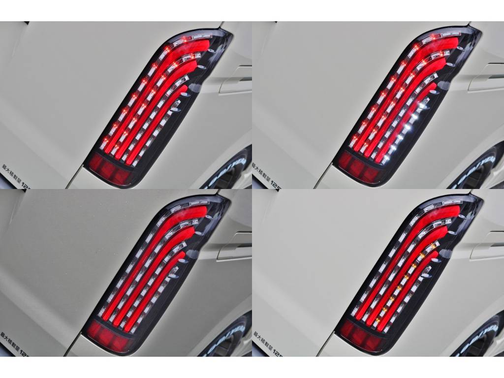 LEDテールランプはBADテールを装備！