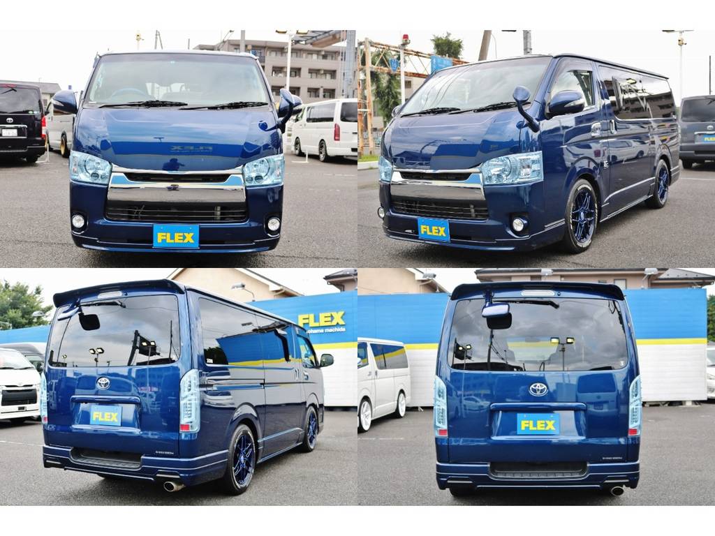 綺麗なブルーのハイエースをお探しの方必見のお車です！