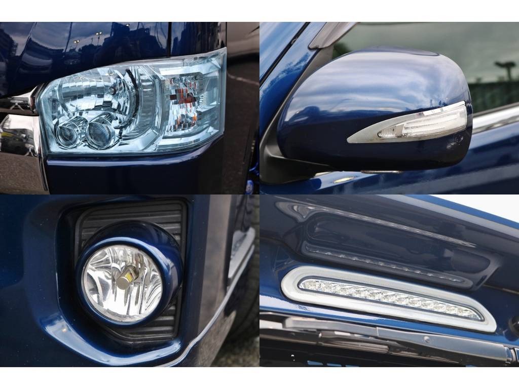 ヘッドライトカバー、ウィンカーミラー、LEDフォグバルブ、LEDハイマウントストップランプ！