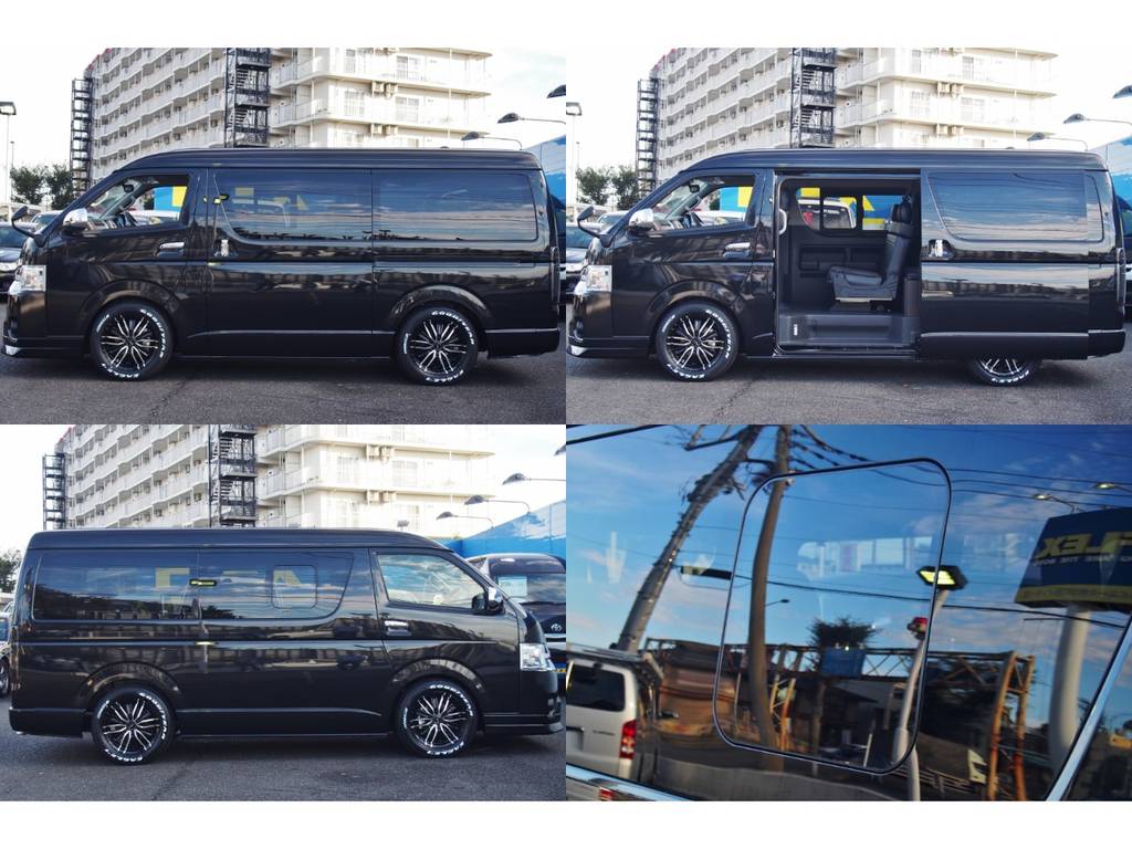 広い開口部に電動スライドドア、さらにローダウンすることでで乗り降りが楽々♪