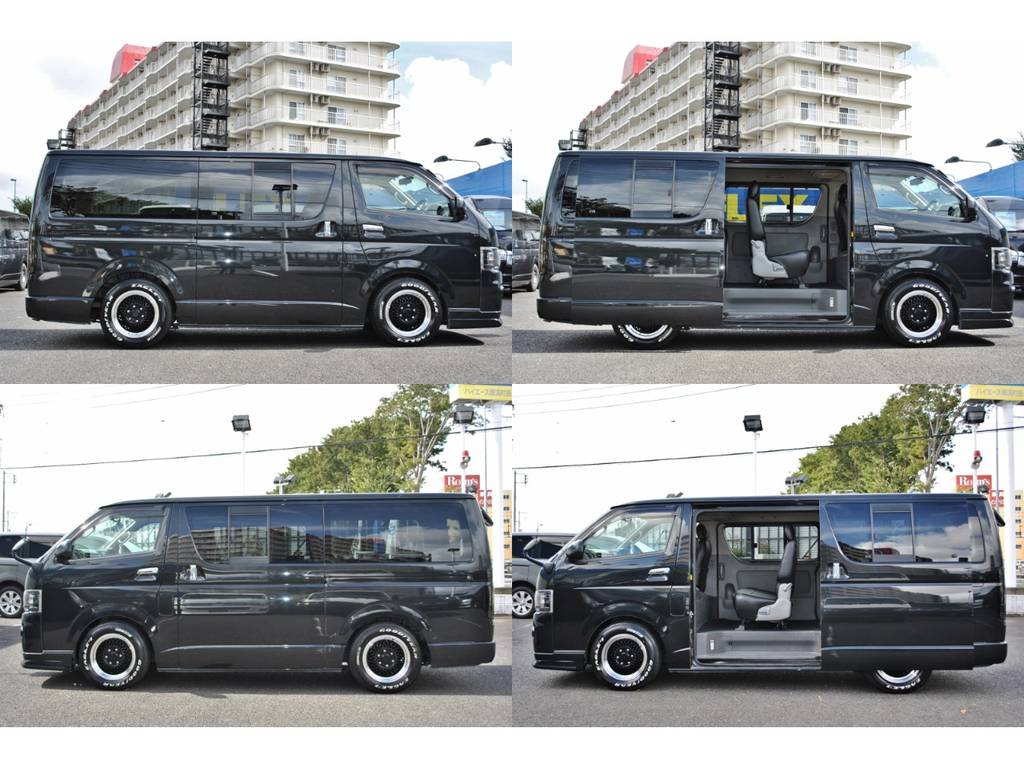 使いやすい両側スライドドア♪乗り降りも楽です♪