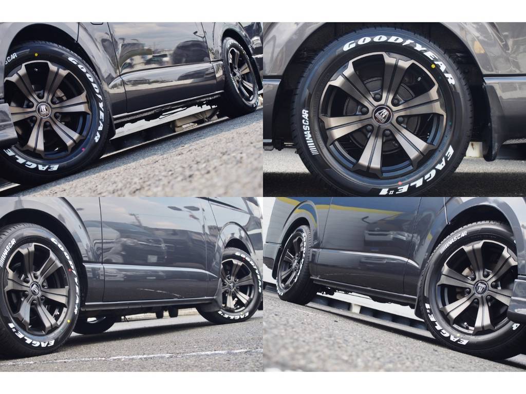 バルべロアーバングランデ１７インチアルミにはＧＯＯＤＹＥＡＲ　ＮＡＳＣＡＲタイヤを装備！