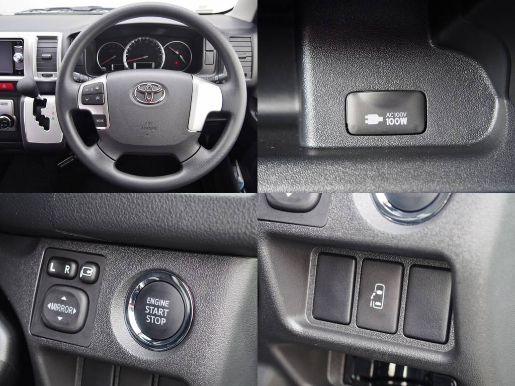 ハイエース4型のメーカーオプションも充実してます！