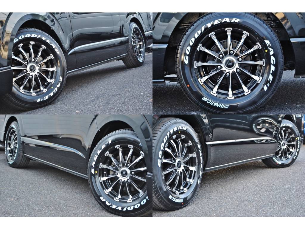 ブラックダイヤモンドとナスカータイヤがボディーとマッチしております♪