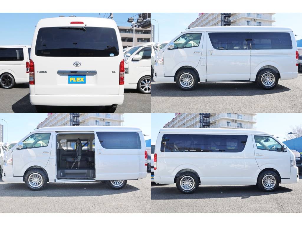 乗り降りしやすいパワースライドドア♪