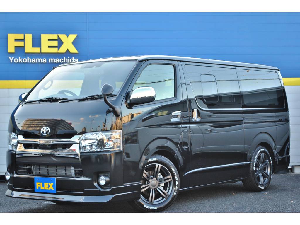 新型　ＴＳＳ付　ハイエースバン　２．０Ｌガソリン　ダークプライムⅡ　入庫いたしました♪