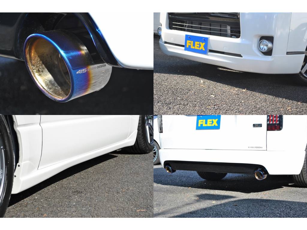 415コブラフルエアロのハイエースです！