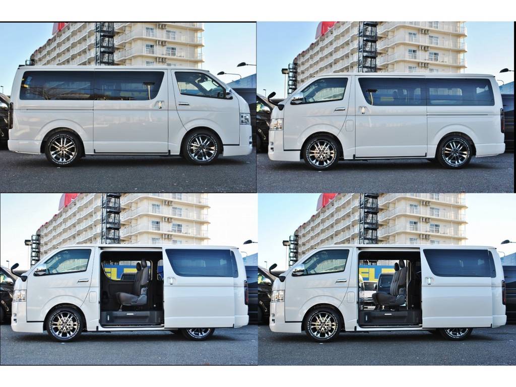 乗り降りが楽な両側パワースライドドア♪