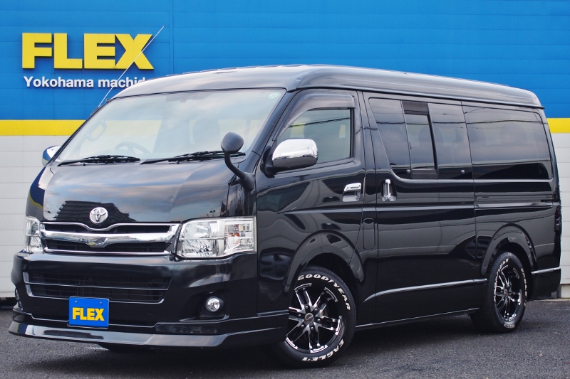 三型ハイエースワゴン　ＧＬ　4ＷＤガソリン　ベッドキッド付き！