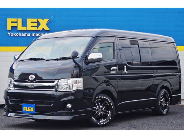 三型ハイエースワゴン　ＧＬ　4ＷＤガソリン　ベッドキッド付き！
