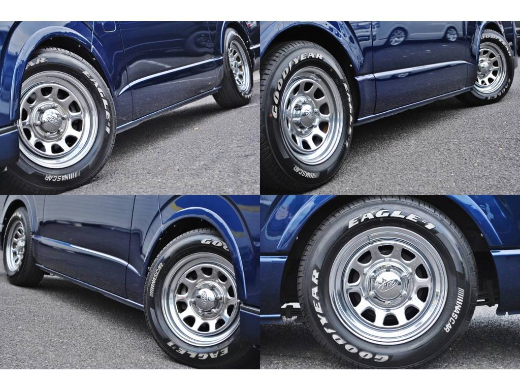 デイトナ　メッキ　１６インチ＆ナスカータイヤ装着♪