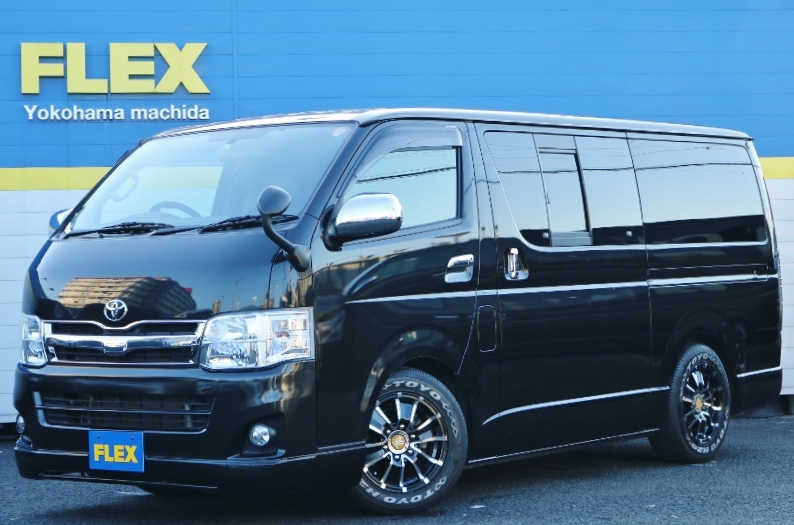 ３型ハイエースバン2ＷＤガソリン！ベッドキッド付きライトカスタム☆