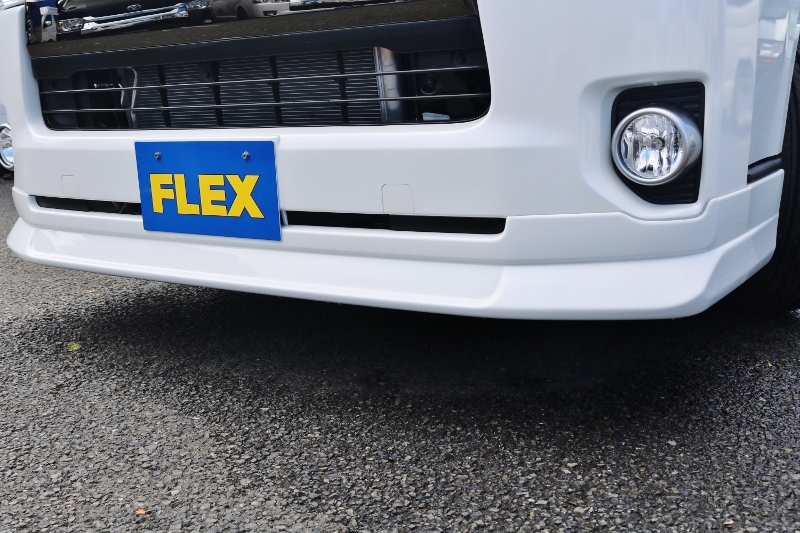 FLEXオリジナルデルフィーノラインフロントスポイラー!