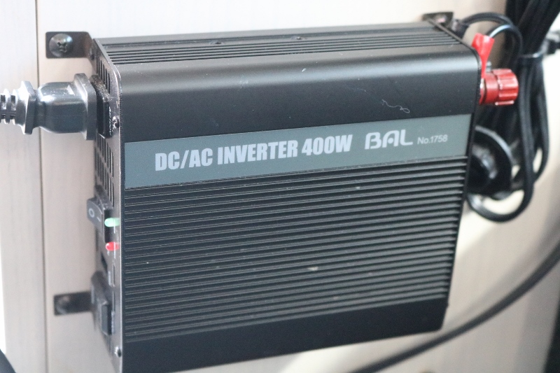 サブバッテリー＆インバーター４００ｗ装着♪
