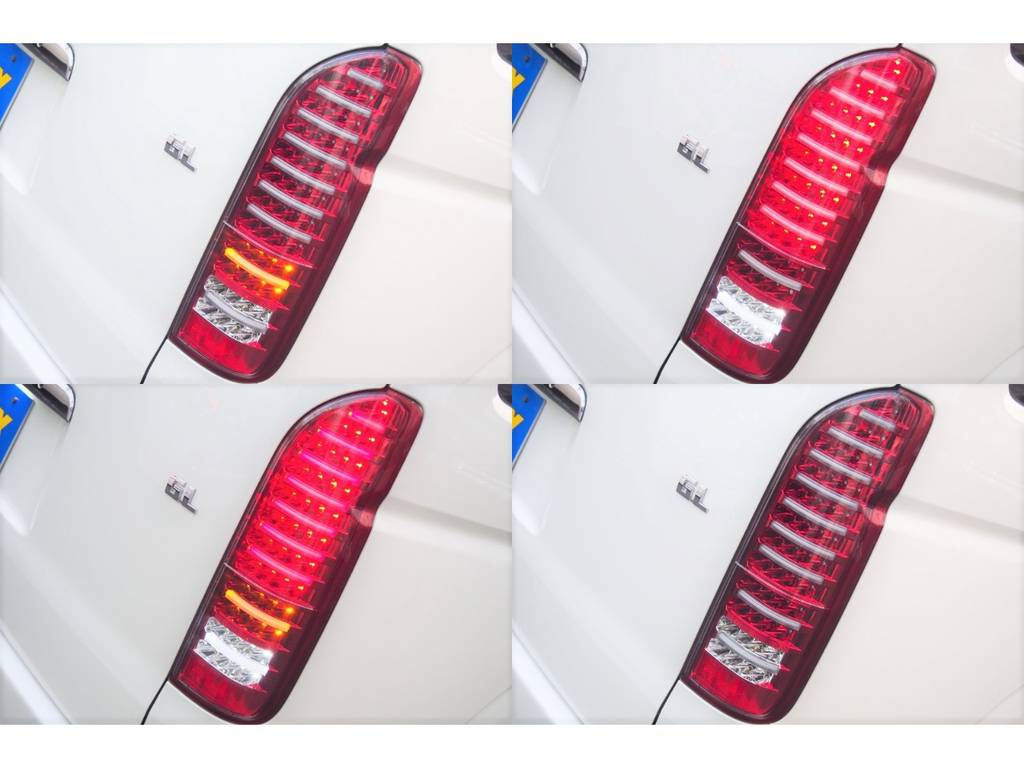 ヴァレンティのLEDテールランプは夜間も美しく光ります！