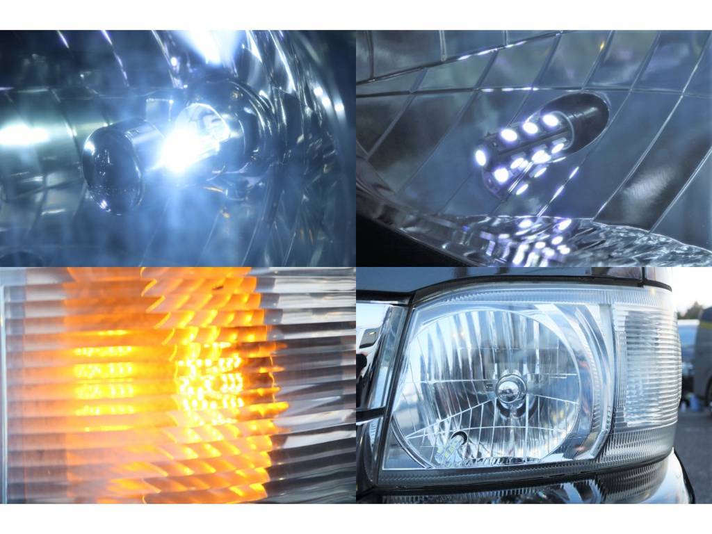 ポジションランプ・ウィンカーランプはLED！ハイビームランプはHIDに変更済み！