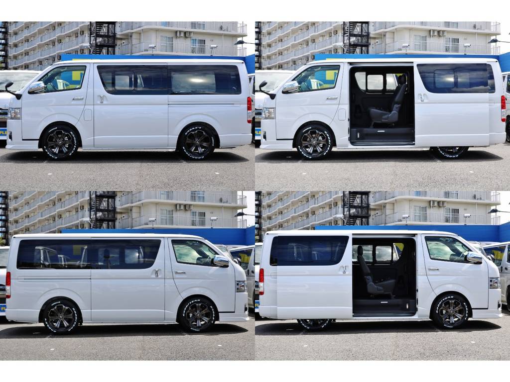 両側スライドドアなので乗り降りしやすいです！