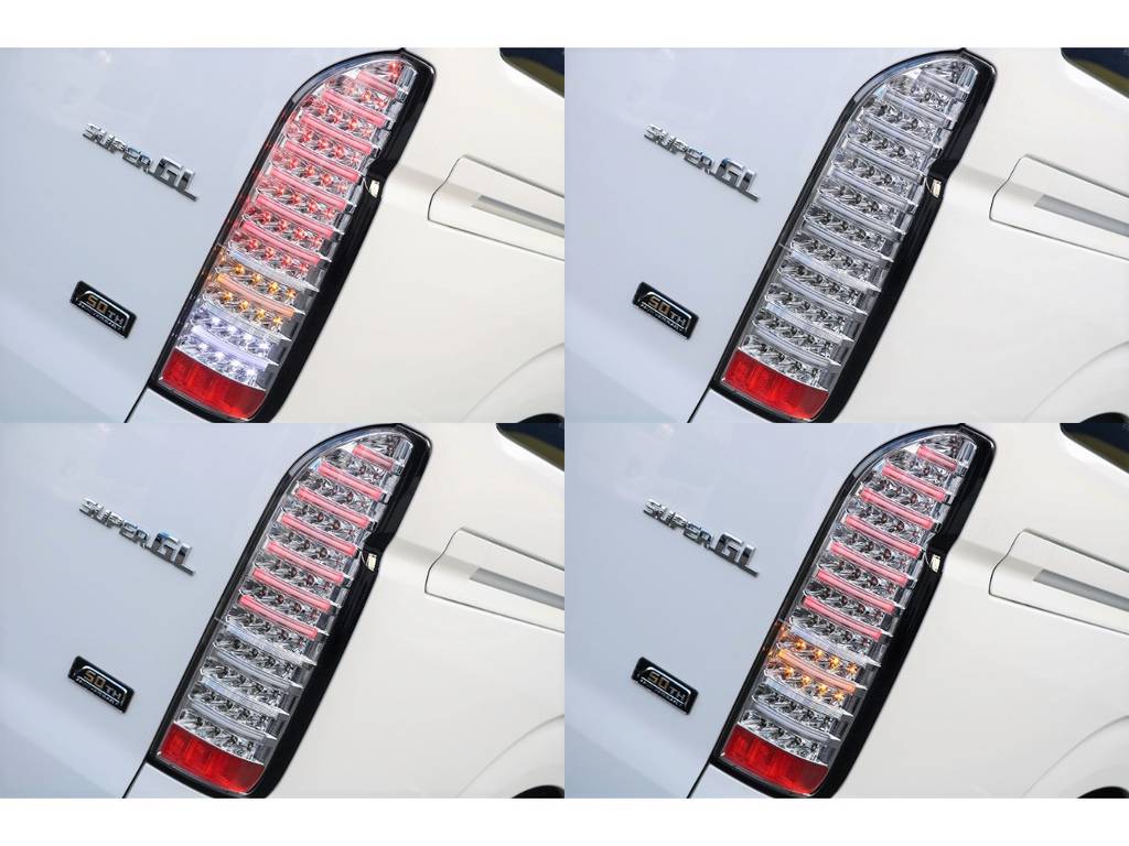 ヴァレンティ製TRADテールランプは夜間も鮮やかに光ります♪