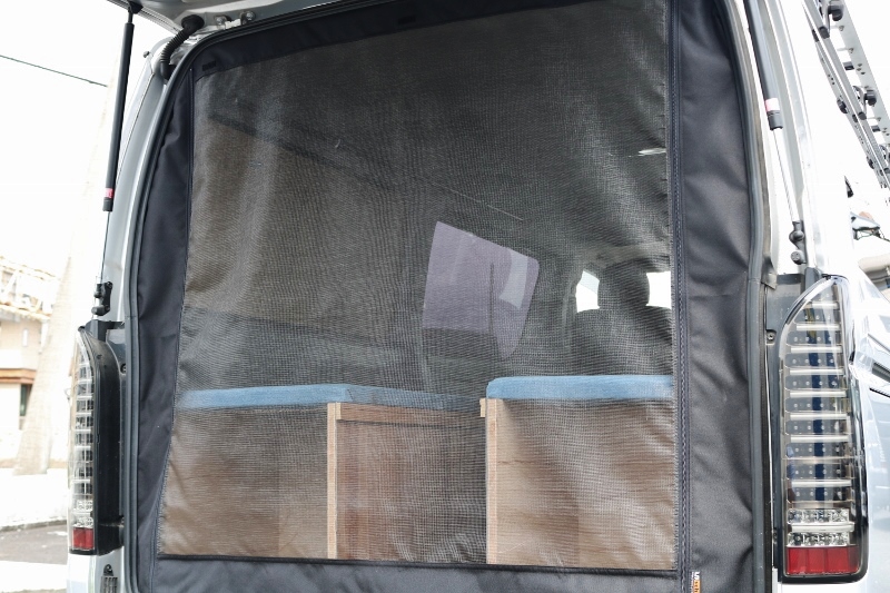 車中泊にはうれしい防虫ネット♪