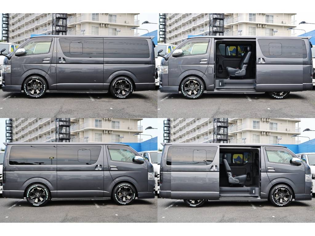両側スライドドアなので乗り降りが楽です！