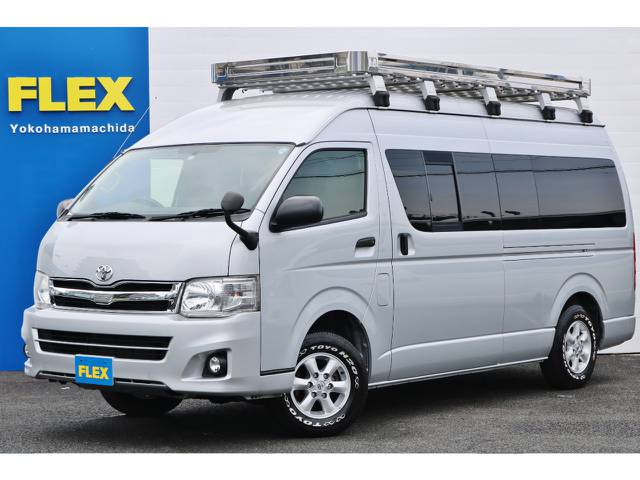 【奇跡の入庫】ハイエースバン　スーパーロング　4WD キャリア　ベッドキット搭載☆