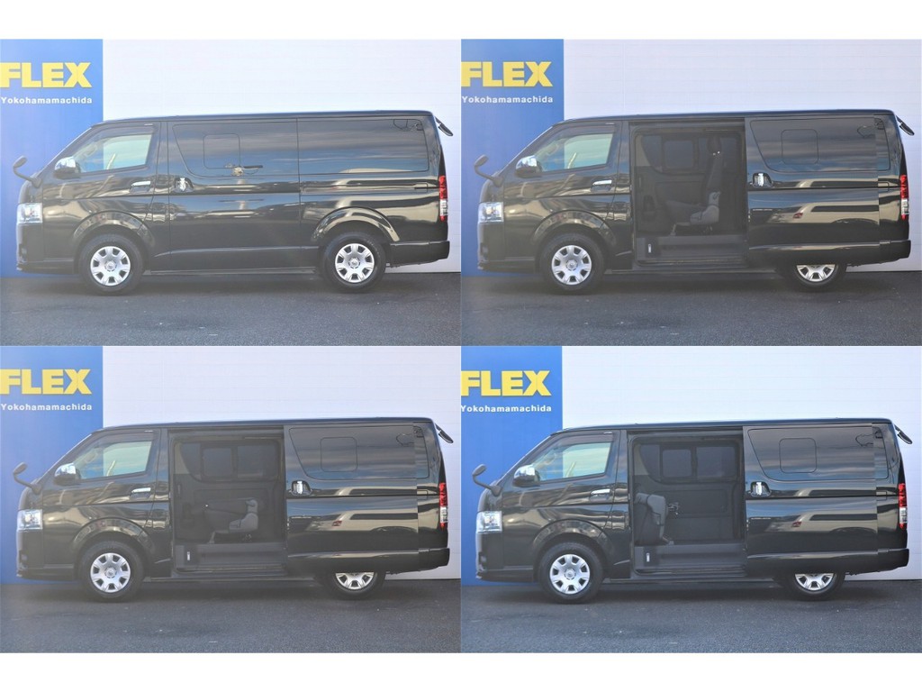 乗り降りしやすいスライドドア！
