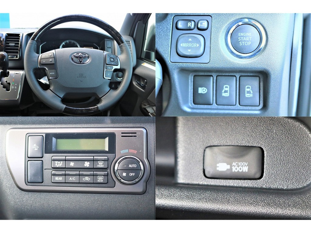 運転席まわりも使いやすくなっております。