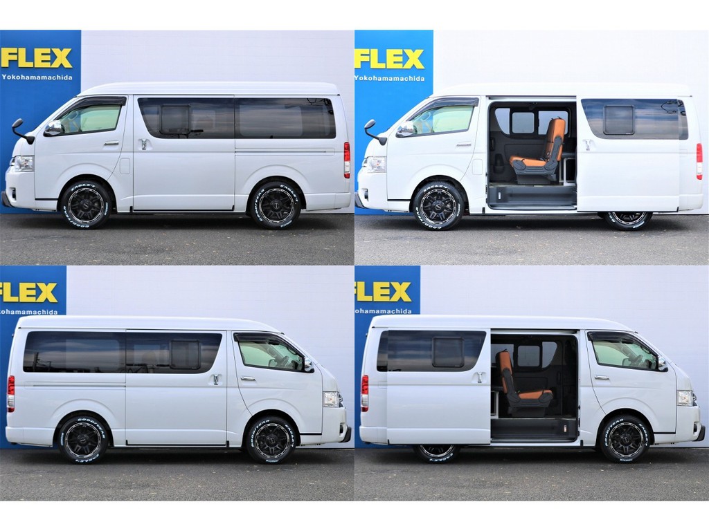 乗り降りしやすい大開口の両側スライドドア！