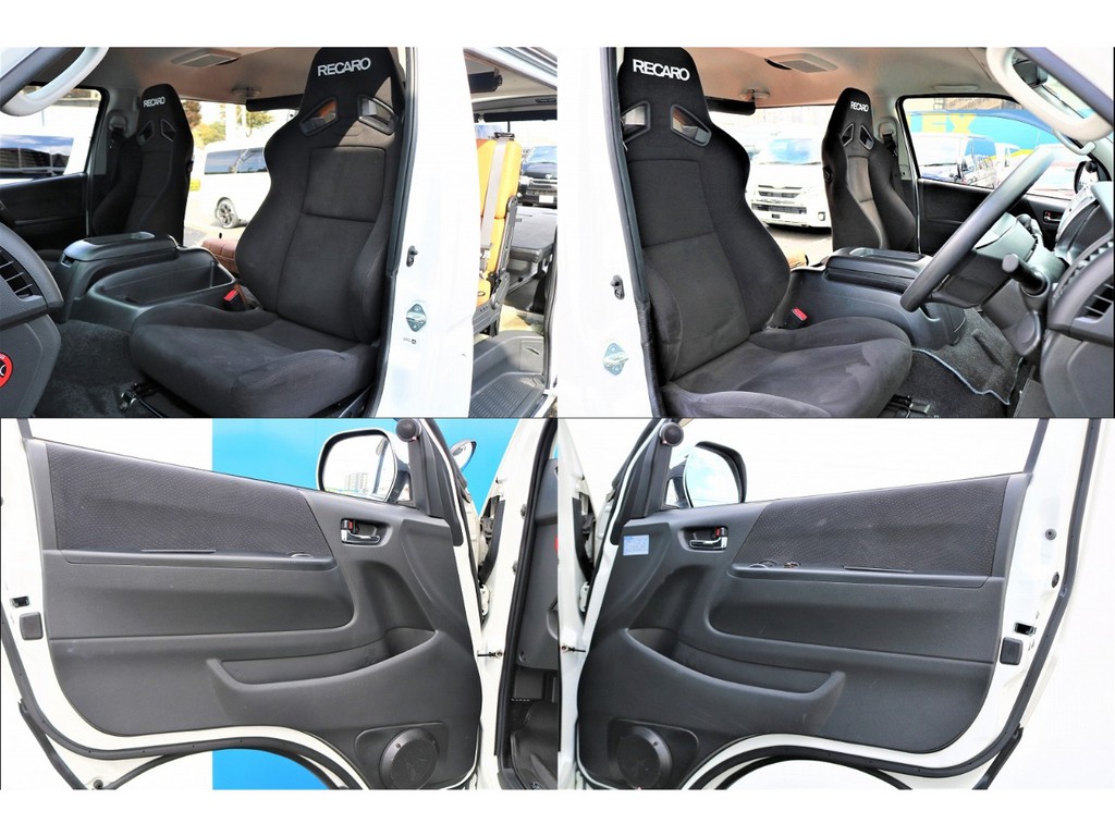 フロントシートはRECAROに交換済み！運転も疲れません！