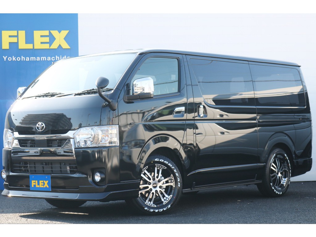 ☆新規未登録・特別仕様車☆　６型ハイエースバン　S-GL　ディーゼルターボ　４WD　ライトカスタム　即納車可能です！