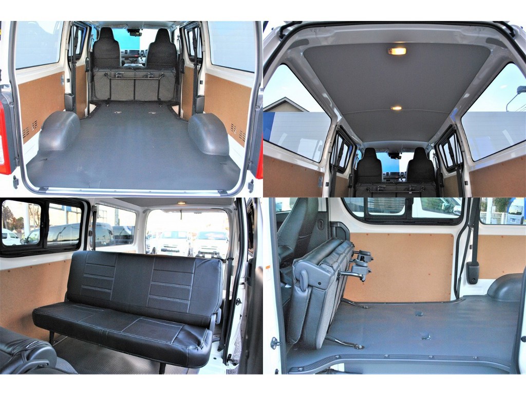 4ナンバーサイズ最大級の荷室！トリムがない分、さらに荷物が入ります！