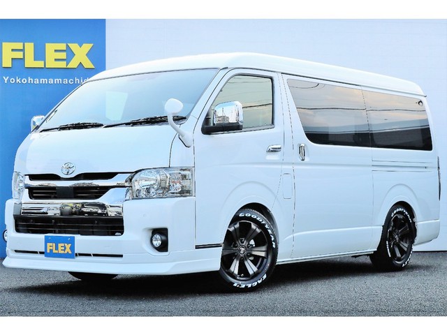 ☆新規未登録・ハイエースバンS-GL　ダークプライムⅡフリップアップベット搭載で車中泊も可能です☆