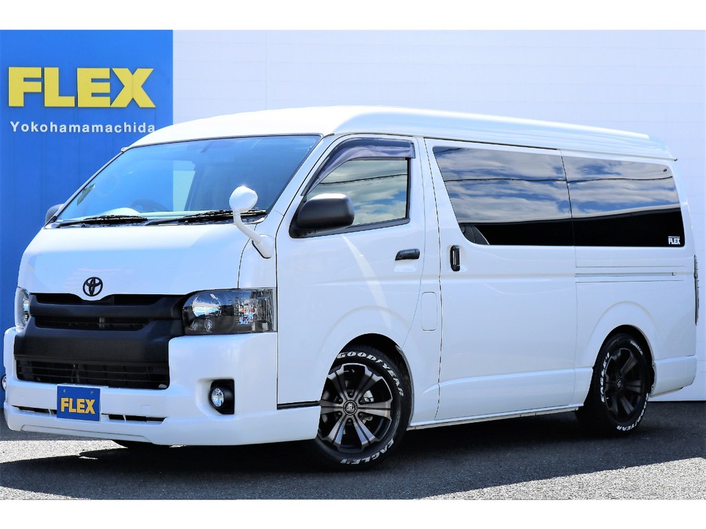 【買取直販・SPORTS　PKG】H29年式　ハイエースW　GL　各種ブラック塗装済み！AV関連も充実した装備！即納納車可！全国納車可能！